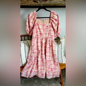 Polagram, Women’s Large, Pink Dress